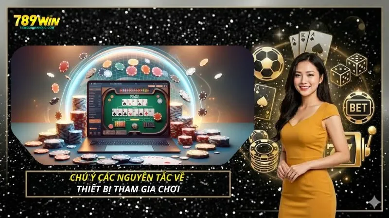 Chú ý các nguyên tắc về thiết bị tham gia chơi