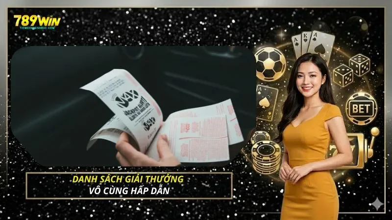 Danh sách giải thưởng vô cùng hấp dẫn